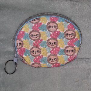 Sloth Tropical Coin Purse